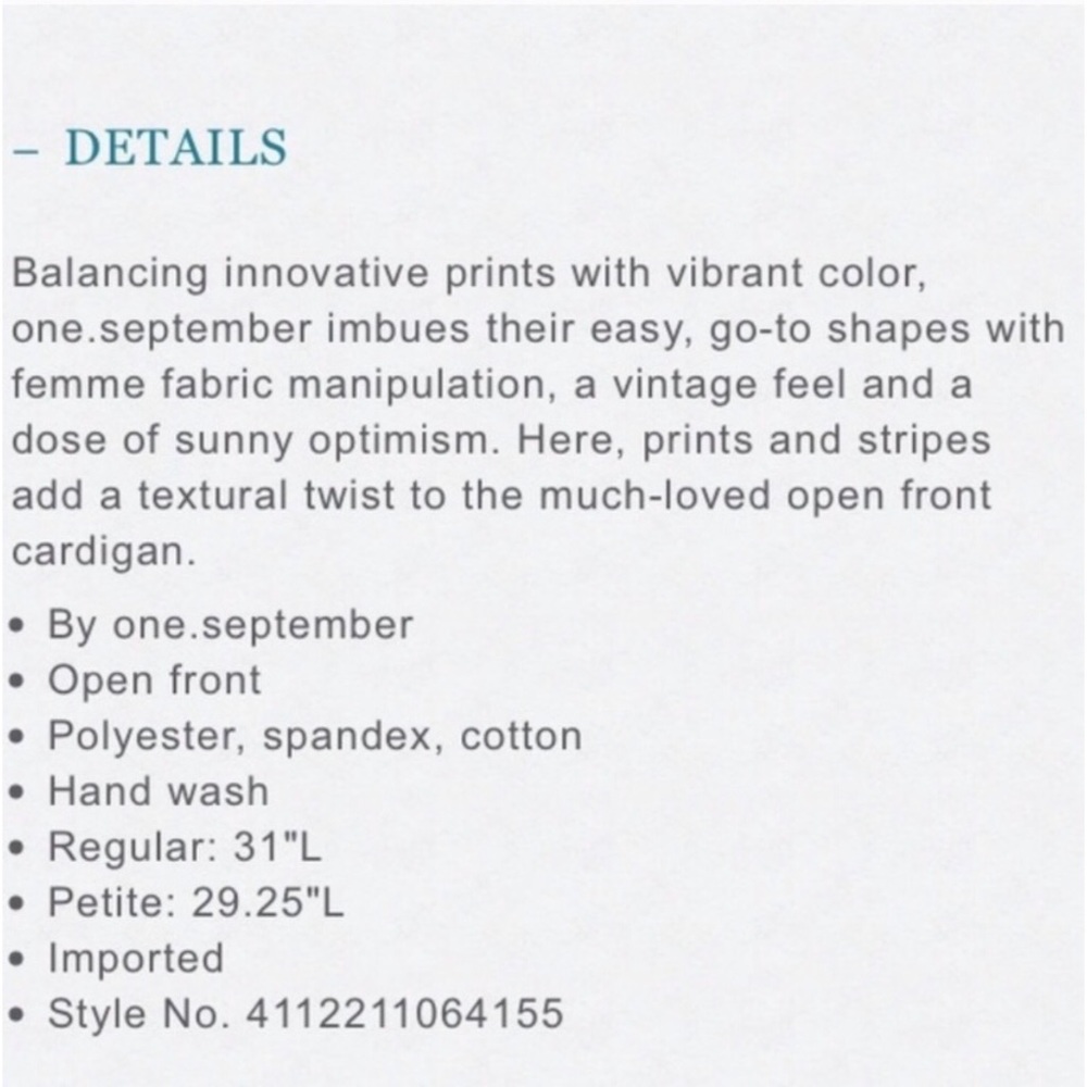 Anthropologie Martingale Cardigan | One September - Picture 8 of 8